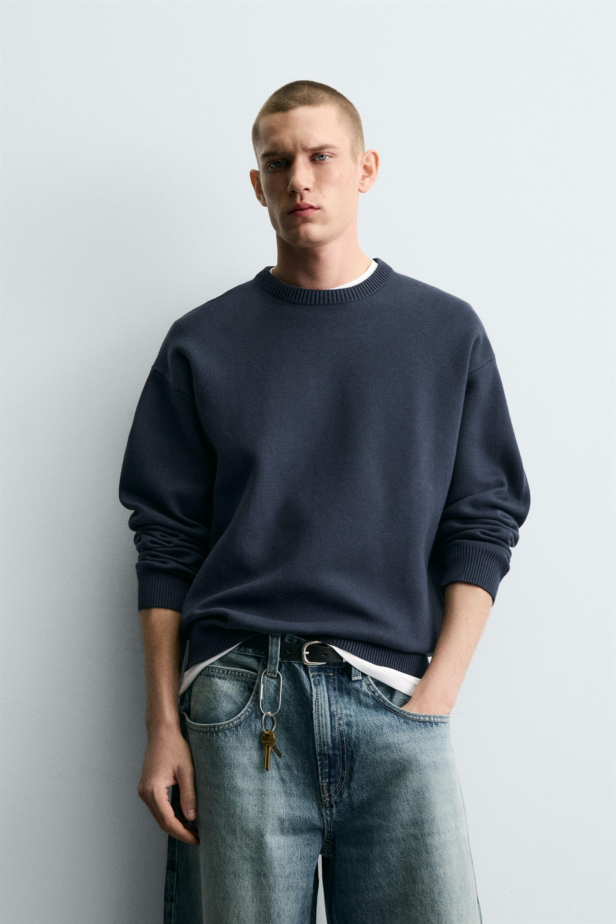 SOFT TEXTURED KNIT SWEATER